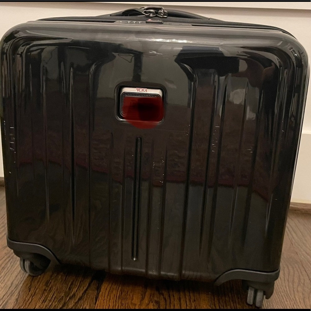 Tumi Black Compact 4 Wheeled Brief